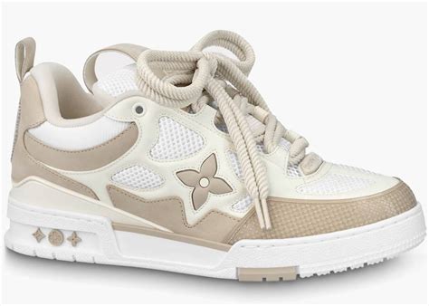 louis vuitton trainer beige|louis vuitton lv trainer shoes.